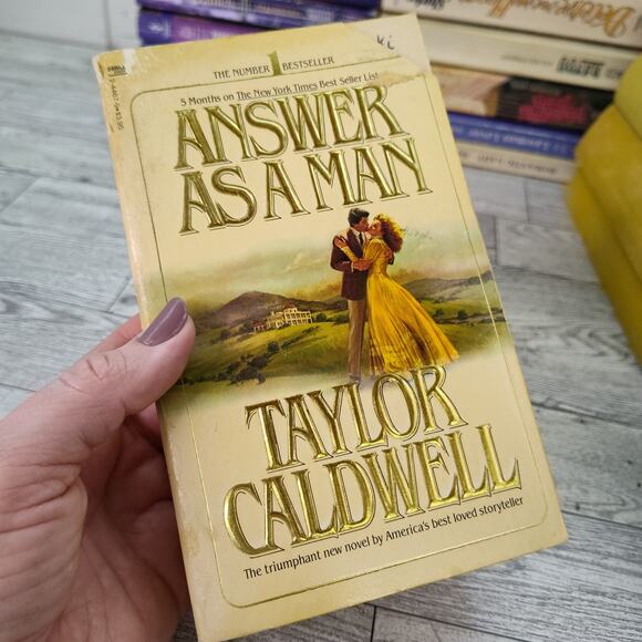 Answer As A Man by Taylor Caldwell 1981 First Fawcett‎ Crest Printing Paperback - Picture 1 of 12